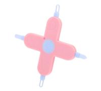 ERINGOGO 4-in-1 Baby Nose and Ear Cleaner Tool with Multifunctional Safe Nail Trimming, Crossshaped Design Made of Pp and Pet for Infants and Toddlers Baby Grooming and Healthcare Kit