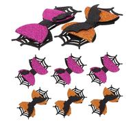 ERINGOGO 4 Pairs Halloween Hair Clips Bat and Ghost Spooky Hair Accessories Lightweight Cosplay for Women and Trick Treat Party Decoration