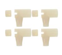 ERINGOGO 4 Sets Baby Rocker Wheel Fitting Dual Mode Plastic Swivel Connector with Pull Rotate Lock, Replacement Part for Infant Cradle Caster, Easy Install, Home Nursery