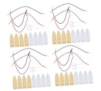 ERINGOGO 4 Sets Fruit Battery Experiment Kit Copper Zinc Anode Sheets for DIY Science Projects Educational Materials for Observation Skills Scientific Knowledge