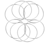 ERINGOGO 4 Sets Linking Rings Set Stage Trick Props for Magician Performances Easy to Use Metal Rings for Fun Party Shows for Tricks and Entertainment