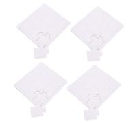 ERINGOGO 4 Sheets Blank Jigsaw Puzzle Pieces for DIY Drawing Creative Craft Supplies for Fun Art Projects to Inspire Imagination and Enhance Cognitive Skills
