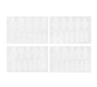 ERINGOGO 4 Sheets French Nail Form Stickers for Manicure Art Supplies Self-adhesive Nail Decals Use for Beginners and Professionals