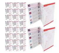 ERINGOGO 40pcs Outdoor Manual and Wilderness Survival Guide - Emergency Self Rescue Handbook Quick Medical Reference for Camping and Hiking Safety