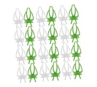 ERINGOGO 40pcs Parrot Food Clips Vegetable Fruit Skewers Bird Cage Hanging Holder for Budgies Conures Macaws Snack Feeder Appetizer Holder Easy Install Safe Material