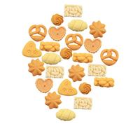 ERINGOGO 40pcs Resin Dessert Charms Diy Phone Case Charm Simulated Cookie Adorn Play Cookie Toy Food Plaything Craft Diy Accessories for Baking Lovers