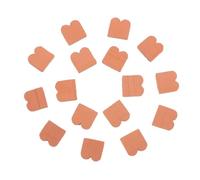 ERINGOGO 40pcs Scale Mini Bricks for Dollhouse Roofing Materials Realistic Wave Pattern Small Model Wall Bricks for Landscaping and DIY Crafts Brown Stackable Building