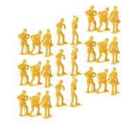 ERINGOGO 45pcs Miniature Engineering Workers Models Set Realistic Construction Men Figures for DIY Landscape and Modelmaking Educational Kit for Boys and Creative Play