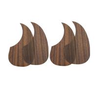 ERINGOGO 4pcs Acoustic Guitar Pick Guard Lightweight Wood Grain Protective Plates for Folk Guitars Easy Installation Scratch Resistant Covers Enhancing Sound Quality