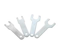 ERINGOGO 4pcs Alloy Angle Grinder Spanner Wrench for Precision Machining and Grinding, High Efficiency Grinding with Low Noise Technology, Silver Portable Grinder Removal Tool for Precision