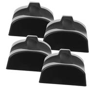 ERINGOGO 4pcs Black Abs Ocarina Holders for 12-hole Ceramic Flute, Portable and Versatile Stand to Prevent Tipping, Simple and Stylish Display Accessory for Table Use