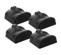ERINGOGO 4pcs Black Resin 12-hole Ocarina Stand Musical Instrument Holder Plastic Desktop Ocarina Bracket Accessory Portable Display Support for Folk Wind Instruments