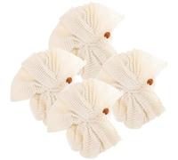 ERINGOGO 4pcs Body Exfoliating Bath Soft and Convenient Shower Loofah for Gentle Skin Cleansing for Family Use and Showers Natural Design