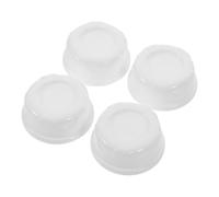ERINGOGO 4pcs Bottle Accessories Pp Wide Opening Milk Bottle Caps Compatible Replacement Screw-Cap Sealing Caps for Feeding Containers