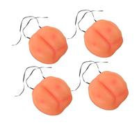 ERINGOGO 4pcs Butt Prank Props Soft Realistic Fake Butt Cheeks Halloween Costume Accessory for Party Jokes and Novelty Trick Supplies