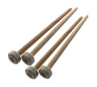 ERINGOGO 4pcs Chinese Traditional Gong Mallets Soft Cotton Linen Head Drumsticks Percussion Instrument Accessories Ergonomic Grip for Improved Performance Random Color
