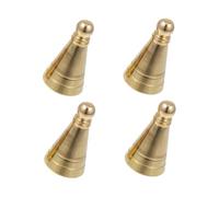 ERINGOGO 4Pcs Copper Incense Mold Tool for DIY Scented Cone Making Reusable Compact Press Moulds for Tea Supplies and Temple Aromatherapy Accessories