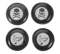 ERINGOGO 4pcs Cymbal Mute Magnet Cowbell Silencer Magnetic Muffler for Drum Accessories Percussion Instruments Practice Noise Reduction Tools