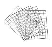 ERINGOGO 4PCS DIY Dog Crate Divider Panels Metal Dog Fence Mesh Isolation Barrier for Pets Adjustable Playpen Fencing Suitable for Indoor/Outdoor Use