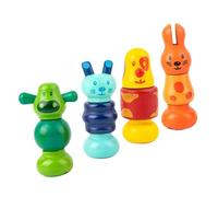 ERINGOGO 4Pcs Educational Screw for Ages Cognitive Building Blocks for Develops Fine Motor Skills Problem Solving and Creative Thinking