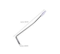 ERINGOGO 4pcs Electric Guitar Tremolo Arm Whammy Bar for Tremolo Bridge System Non-deforming Crank Lever with White Handle Lightweight Portable for Electric Guitar Players