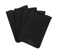 ERINGOGO 4pcs Fake Leather Comb Storage Bag with Protective Pouch for Hairdresser Scissor Holder Compact Travel Comb Case Gentle Hair and Scalp Portable Organizer for Men and Salon Use