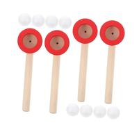 ERINGOGO 4pcs Floating Blowing Ball for Speech Therapy Breath Control Concentration Training Safe Family Party Game Interactive Group Play