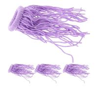ERINGOGO 4Pcs Floating Fish Spawning Mop for Aquarium Violet Faux Seaweed Egg Grabber for Aquatic Fish Breeding and