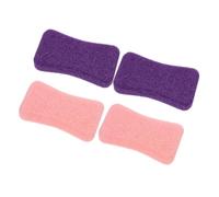 ERINGOGO 4Pcs Foot Scrubber Pedicure Files Hard Skin Removers Exfoliating Callus Remover Tools for Dead Skin Removal Handheld Foot File for Salon and Home Use