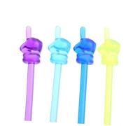 ERINGOGO 4pcs Gesture Glow Sticks Luminous Hand Signal Cheering for Party Dancing Lightweight Portable Random Colors Random Color