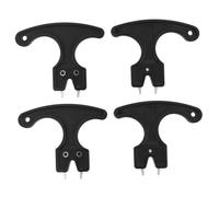 ERINGOGO 4pcs Golf Shoe Spikes Wrench with Unique Grip for Stable Precise Adjustment Durable Multifunction Cleat Spanner Tool for Quick Replacement and Maintenance During Training and
