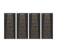 ERINGOGO 4pcs Guitar Note Stickers Fretboard Stickers for Electric and Acoustic Guitar with Positioning Guidance Pvc Material Versatile Compatibility for Beginners and Students Practice