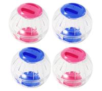 ERINGOGO 4pcs Hamster Running Balls Chinchilla Wheel Dwarf Hamster Wheel Gerbil Exercise Small Animal Exercise Rolling Ball