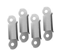 ERINGOGO 4pcs Heavy Duty Heated Bed Glass Clips for Printer Platform Fixation Metal Hot Bed Clamps and Printer Plate Easy Installation for DIY and Repair Use