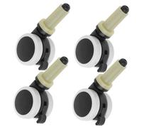 ERINGOGO 4pcs High Chair Wheels Replacement for Chairs Plastic Swivel Casters Enhance Mobility and Height Easy to Install Accessories Random Color