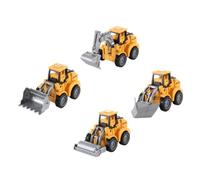 ERINGOGO 4Pcs Inertia Engineering Car Wear Resistant Playthings for Boys Educational Fun for Creative Play for Party Favors and Sharing with Friends