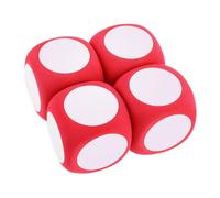 ERINGOGO 4pcs Large Writable Dice Blank Game Dice Lightweight Teaching Accessories for Fun Classroom Activities Erasable for Math Games and Puzzles