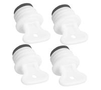 ERINGOGO 4pcs Leakproof Hot Water Bottle Rubber Stopper Replacement Caps Sealing Gasket Medium Size for Home and Office Hot Water Bag Closure