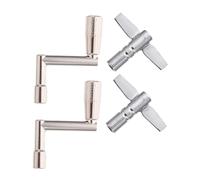 ERINGOGO 4pcs Metal Drum Key Wrenches for Drum Set Adjustment for Percussion Accessories