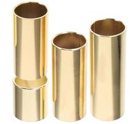 ERINGOGO 4pcs Metal Guitar Slide for Electric and Bass Guitars Smooth Surface Tone Bars in Lightweight and Portable Finger Protectors for Blues Jazz and Country Playing