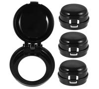 ERINGOGO 4pcs Modern Gas Stove Cover Boy Girl Safety Stove Knob Guards Oven Knob Covers Gas Hob Safety Guard