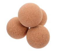 ERINGOGO 4pcs Natural Cork Ball Stoppers for Glass Jars and Wine Bottles Wooden Round Plug for DIY Crafting Home Decoration and Secure Sealing