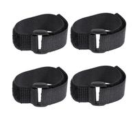 ERINGOGO 4Pcs Nylon Rooster Anti-crowing Collars with Ring Buckle and Sticky Strap Noise Reduction Poultry Neck Straps for Chickens Ducks Geese Farm and Home Use