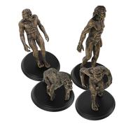 ERINGOGO 4pcs Plastic Primitive People Model for Classroom Teaching Realistic Prehistoric Human Simulation Figures for Home Learning Educational History for Interactive Evolution Lessons