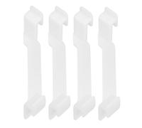 ERINGOGO 4PCS Plastic Storage Container Clips Stackable Organizer Bin Aid Support for Efficient Space Saving and Stability Plastic Storage Box Accessories for Home Kitchen Office Use