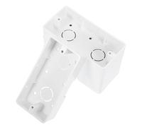 ERINGOGO 4pcs Plastic Surface Mount Switch Box for Wall Outlets Triple Gang Electrical Wiring Socket Plate and Easy to Install Utility Junction Boxes for Home and Office