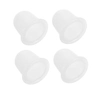 ERINGOGO 4pcs Portable Silicone Cupping Cups for Home Use Manual Vacuum Cupping Device for Body Massage and Therapy Transparent Silicone Cups for Muscle Fatigue Relief
