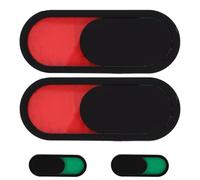 ERINGOGO 4pcs Privacy Door Signs Vacant in Use Slider Indicators for Office and Privacy Studios Easy to Install Organic Glass Door Signs with Eye-catching Colours for Daily Life