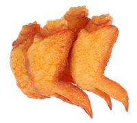 ERINGOGO 4pcs Realistic Fake Chicken Wings Model for Restaurant Display Educational Props for Home Decor Photography Bakery Early Childhood Centers