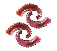 ERINGOGO 4pcs Realistic Fake Octopus Tentacles Simulation Sea Food Models Octopus Legs Ornaments for Photo Props Table Decor Teaching and Pretend Play